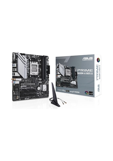 Asus Prime B650M-A WIFI II AMD B650 6400 MHz (OC) DDR5 Soket AM5 mATX Anakart