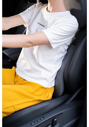 Ortopedik Visco Ofis Araba Koltuk Bel Destek Yastığı Bel Destek Minderi 40x37x11 Cm