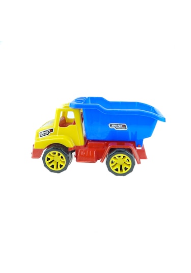 Oyuncak Damperli Kamyon - 25x15x13 Cm - Çocuk İnşaat Aracı Açık Mavi