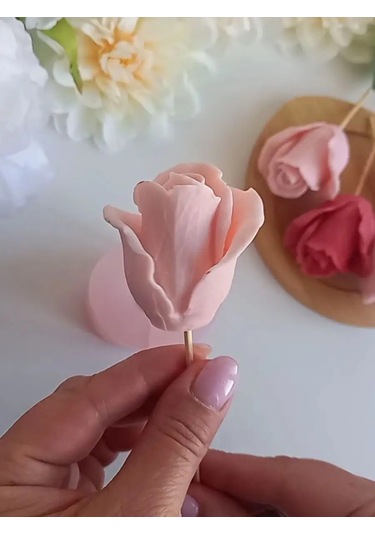 Koroleva Formy Çikolata Ve Tatlılar İçin 3d Gıda Silikoni Kalıp Gül 36146341 Diğer