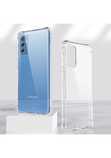 Galaxy Uyumlu M52 Kılıf Tchs Nitro Anti Shock Silikon - Renksiz Renksiz