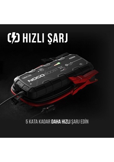 Noco Gbx155 12V 4250Amp Ultrasafe Lityum Akü Takviye + Powerbank