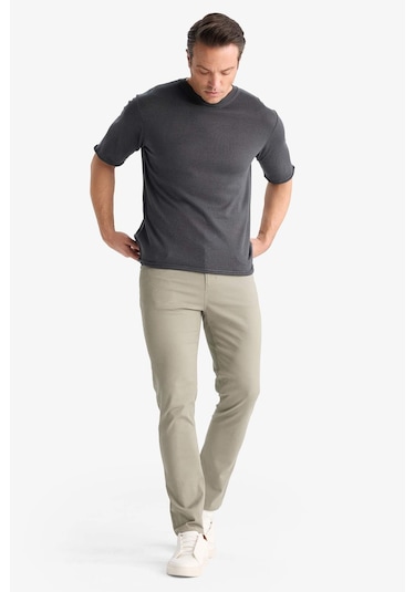 Defacto Slim Fit Dar Kesim Dar Paça Pantolon B2089ax25aukh465 Haki Defacto Slim Fit Dar Kesim Dar Paça Pantolon B2089ax25aukh465 Haki