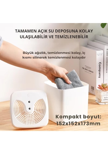 Polham 3 Litre Ultrasonik Hava Nemlendirici, Buhar Makinası Sprey, Koku Eklenebilir Çift Püskürtmeli Nemlendirici