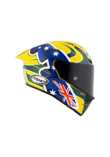 Suomy S1-Xr Gp Troy Baylıss Edıtıon 2005 Kapalı Kask Sarı - Mavi