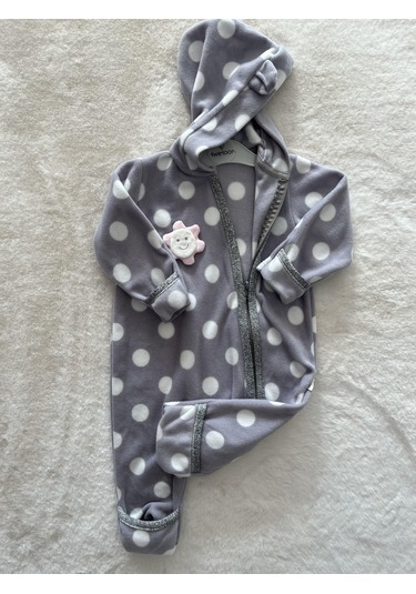 Puantiyeli Kafife Tulum Gri