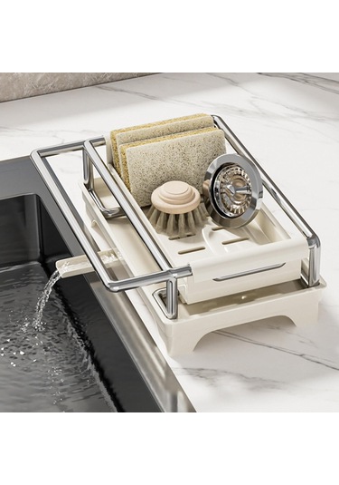 Suntek Mutfak Lavabosu Ev Dekorasyonu Için Süngerlik, Hızlı Bej