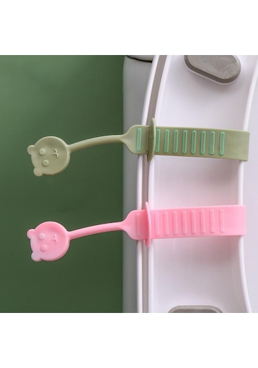 Yeşil Taşınabilir Tuvalet Kapağı Kaldırıcı Klozet Kapağı Kaldırma Tuvalet Kapağı Koluna Dokunmaktan Kaçının