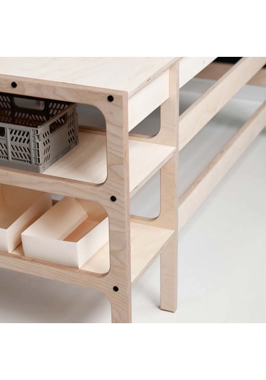 Woodesk Origo Ahşap Çalışma Masası, Natural Renk Cpt4643-100