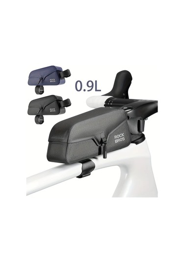 Willowhaven 1pc Royal Blue Rock Bros Manyetik Bisiklet Üst Boru Çantası Ayarlanabilir Kayış Dayanıklı Polyester Ahşap
