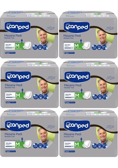 Canped Erkek Mesane Pedi Orta Boy M 12'Li x 6 72 Adet