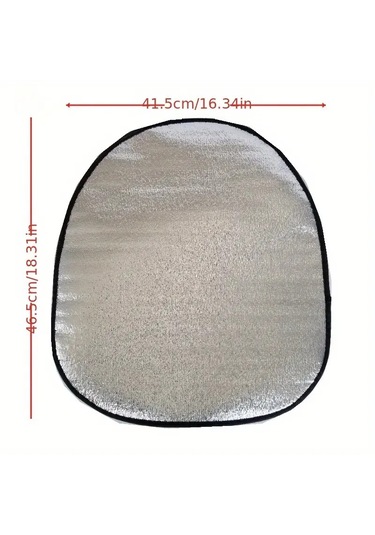 Pratikus Gümüş Kaplama Araba Güneşliği Direksiyon & Ön Cam Koru