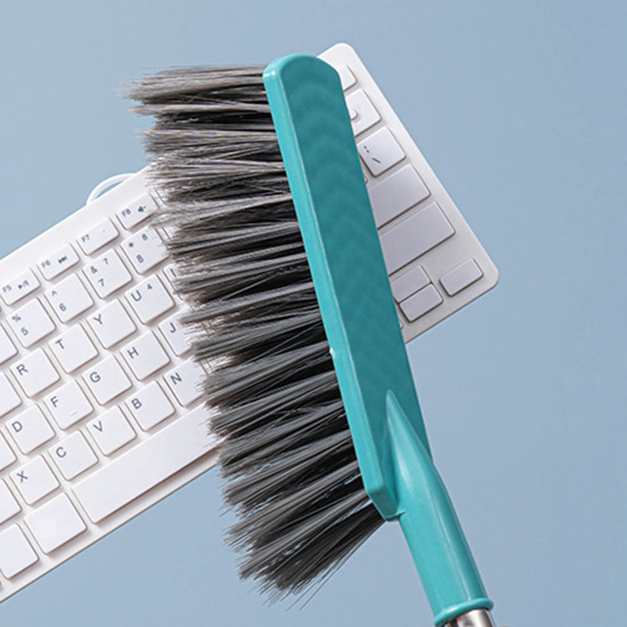 Fosenze Uzun Saplı Yumuşak Tüylü Yatak Temizleme Fırçası - Evde Koltuk Döşeme Toz Temizleyici - Dayanıklı Pp Pet Malzeme Antik Yeşil