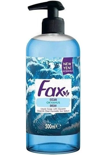 Fax Sıvı Sabun 500 Ml Pompalı 3 Lü Karma Paket