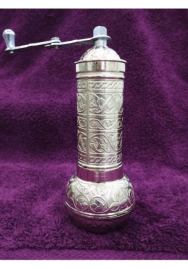 Gümüş Değirmen Osmanlı Motifli Kahve ve Karabiber Öğütücü