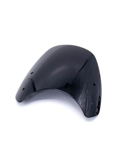 Xrl-df-7654 Ducatı İçin Motosiklet Far Retro Ön Cam Siyah