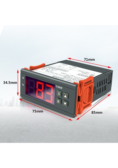 Maiyame Zfx-13001 Akıllı Dijital Nem Kontrol Cihazı - Otomatik Nem Regülasyonu, Nem Arttırma Ve Azaltma Modları, 1% Doğruluk, 110v