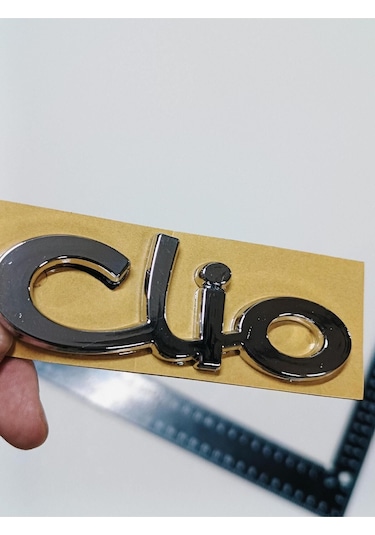 Renault Clio 2 1998-2010 Uyumlu Clio Tırnaklı Ve Yapışkanlı Bagaj Yazısı 3m 3d Abs