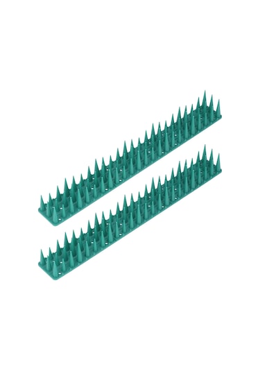 Tenfowee 10 Adet Yeşil Plastik Kuş Engeli Tespiti - 36 Cm Çıt Çıtlı Bahçe, Duvar, Eve Koruyucu Tırnaklar - 10 Yıl Dayanıklı