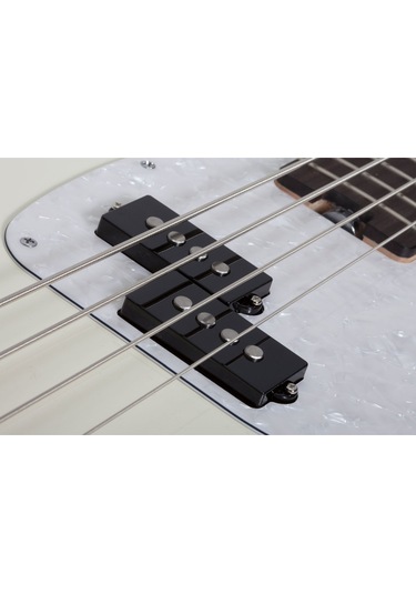 Schecter Banshee Bass Bas Gitar Vintage Olympic White