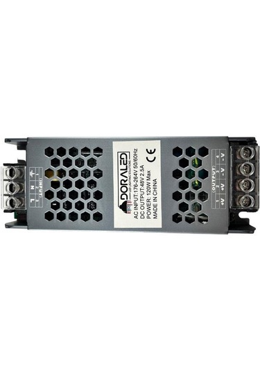 48v 2.5a 120w Slim Adaptör 48 Volt 2.5 Amper Adaptör