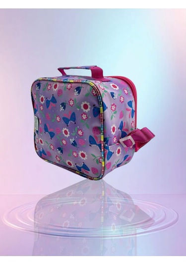 Relaxion Simli Frozen Desenli Thermal Beslenme Çantası 3323-12 Açık Pembe