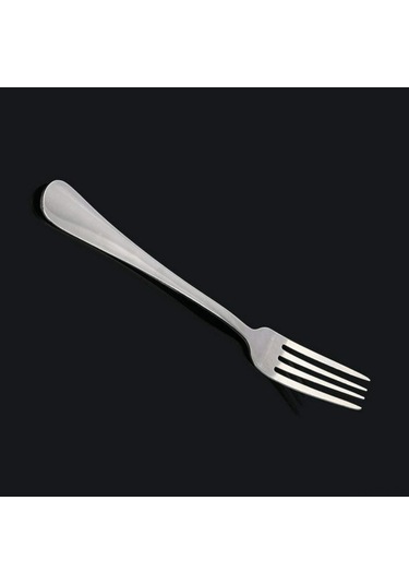 Reedark 8 Adet 20 Cm Uzun Saplı 18/10 Paslanmaz Çelik Yemek Çatalı Seti - Dayanıklı, Yıkama Makinesine Uygun Gümüş