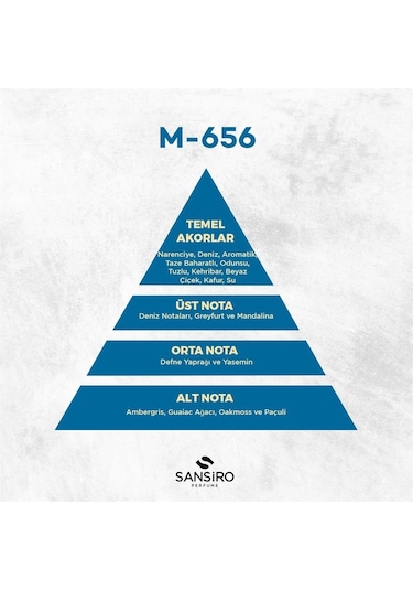 Sansiro M-656 Erkek Parfüm EDT 50 ML