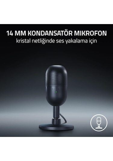Razer Seiren V3 Mini Ultra Kompakt Usb Mikrofon Rz19-05050100-r3m