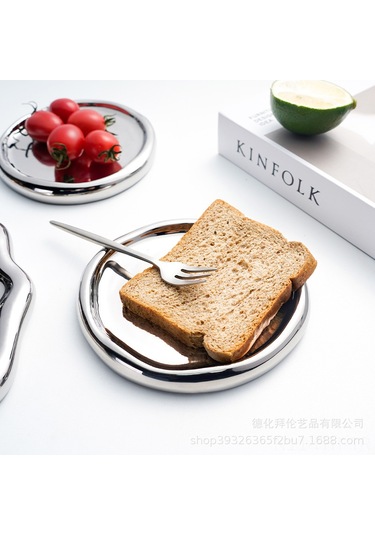 Hangfox Pembe Seramik Bulut Tepsisi - Kuyumculuk Saklama Ve Gösterim Aleti, İç Dekorasyon Fotoğraf Püf Noktası, Kaliteli Ve Dayanıklı Diğer