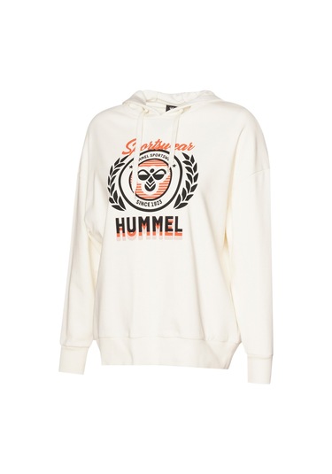 Hummel Lıne Hoodıe Kadın Sweatshirt Beyaz Beyaz