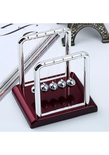 Ofisinize 3 Lü Masaüstü Dekorasyonu Usb'li Led Işıklı Karahindiba Küre Kum Saati Newton Balans Hedye Çok Renkli