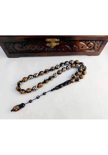 1000 Ayar Gümüş İşleme Büyük Boy Kuka Tesbih... Ölçü: 11 X 13,5