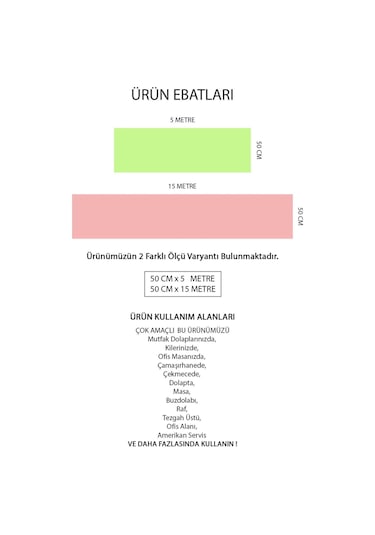 Kaymaz Dolap İçi Çekmece Raf Vitrin Örtüsü