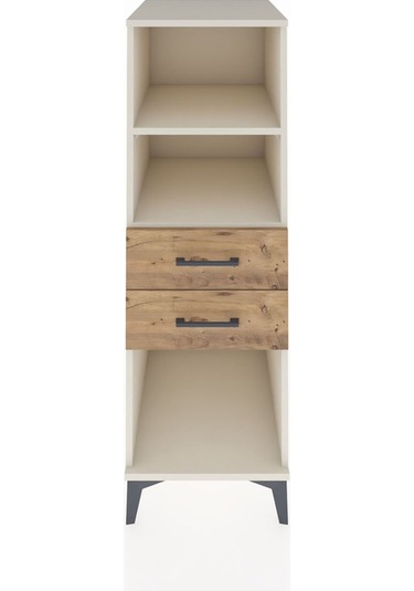 Kronos Dolap 2 Raflı 2 Çekmeceli 44x59x134 Aytaşı-çam Aytaşı