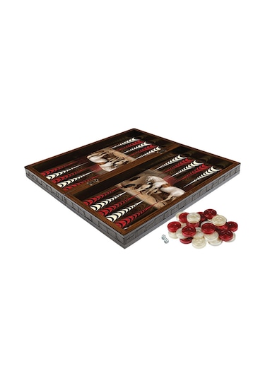 Yenigün Artwork Beyaz At Büyük Boy Tavla