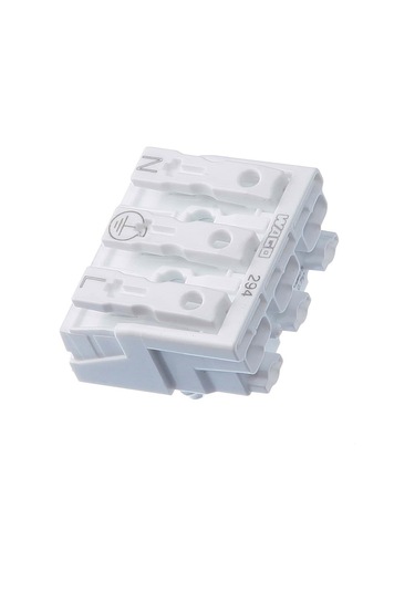 Klemens Geçmeli Aydınlatma Konnektörü 3 X 2.5 Mm N+pe+l 1 Adet, Şeffaf