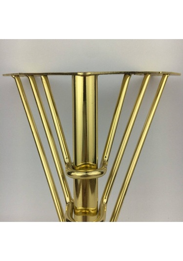 18 Cm Venüs Model Gold Metal Mobilya, Dolap, Koltuk, Tv Ünitesi Ayakları 4 Adet
