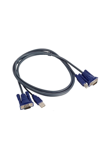 4535 Usb Kvm Switch Vga Yazıcı Adaptör Kablosu