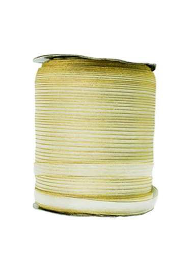 Tahtakaletoptanci Organze Kurdele 1 Cm Kenarı Şeritli (457 Metre) Krem