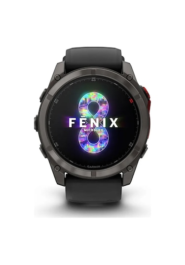 Garmin Fenix 8 - 51 MM Microled Sapphire Silikon (Distribütör Garantili)