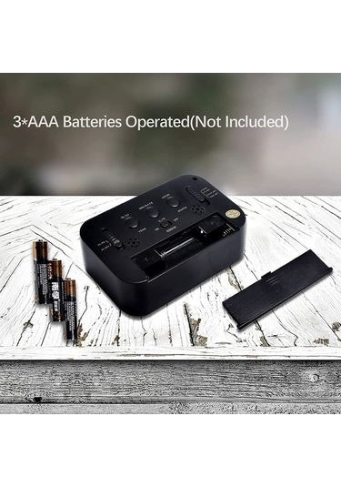 Trendooze Saati Saat, Saat Özel Model Led Ekranlı Dijital Çalar Büyük Başucu Anasayfa 12/24 Kl