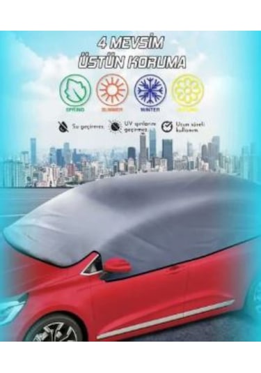 Yarim Araba Brandasi Mifronlu Kışlık Su Geçirmez Sd & Hb 320x235 Cm Gri