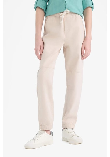 DeFacto Erkek Çocuk Standart Jogger Paça Gabardin Pantolon E5037A825SPBG757 DeFacto Erkek Çocuk Standart Jogger Paça Gabardin Pantolon E5037A825SPBG757