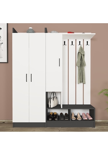 Kalender Dekor Lityum-1-3 Lty14 Portmanto Vestiyer Ayakkabılık