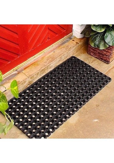 40 60 Petek Desenli Kauçuk Paspas Altı Açık