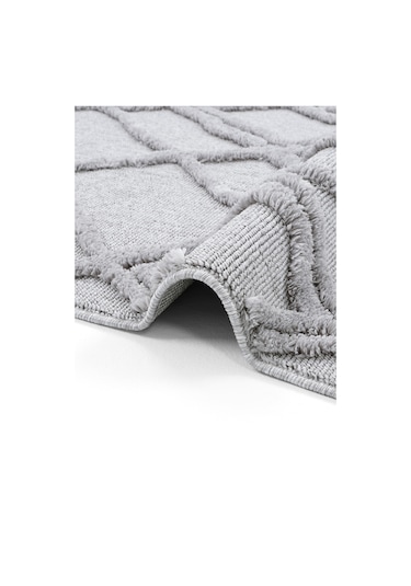 Cool Halı Palazzo Gri Mutfak Halısı Yumuşak Bukle Tezgah Önü Leke Tutmaz İskandinav Kabartmalı Halı