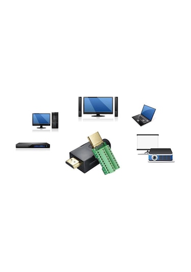 Suntek Hdmı Erkek 19pin Adaptör Tv Fişi Pc Grafik Kartı A