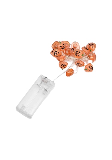 Shineyee Halloween Kabak Şekilli Işıklı Zincir, 2m 20 Led, Dış Ve İç Kullanım, Partiler Ve Dekorasyonlar İçin Pil Dahil Değil Diğer