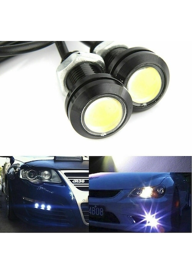 Kartal Gözü Led Gündüz Farı Ayna Altı Led Beyaz Renk 1 Çift